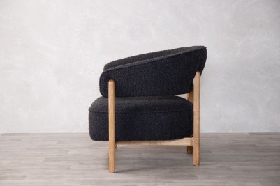 belfry boucle side chair neutral side view